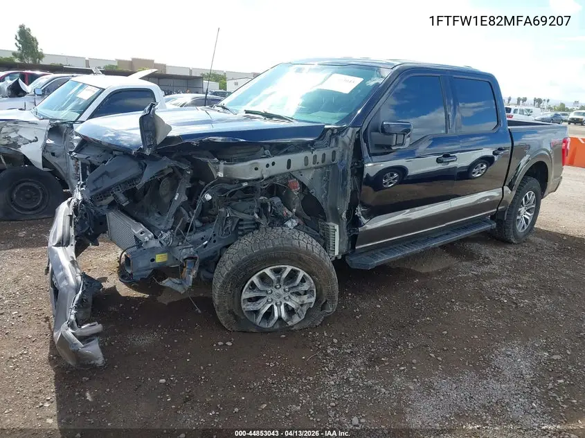 1FTFW1E82MFA69207 2021 Ford F-150 King Ranch
