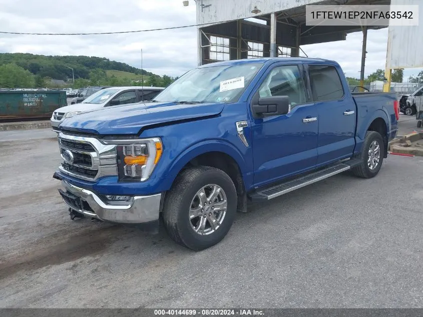 1FTEW1EP2NFA63542 2022 Ford F-150 Xlt