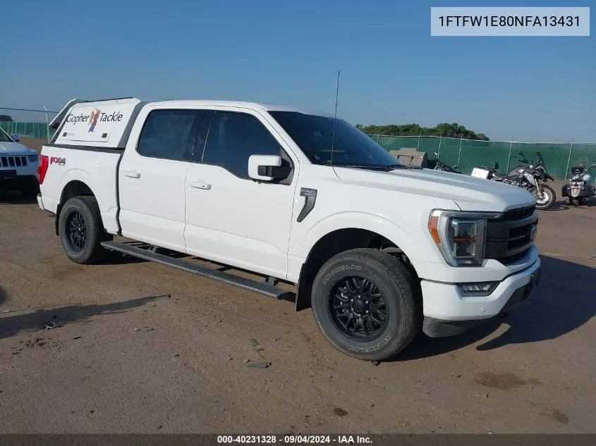 1FTFW1E80NFA13431 2022 Ford F-150 Supercrew