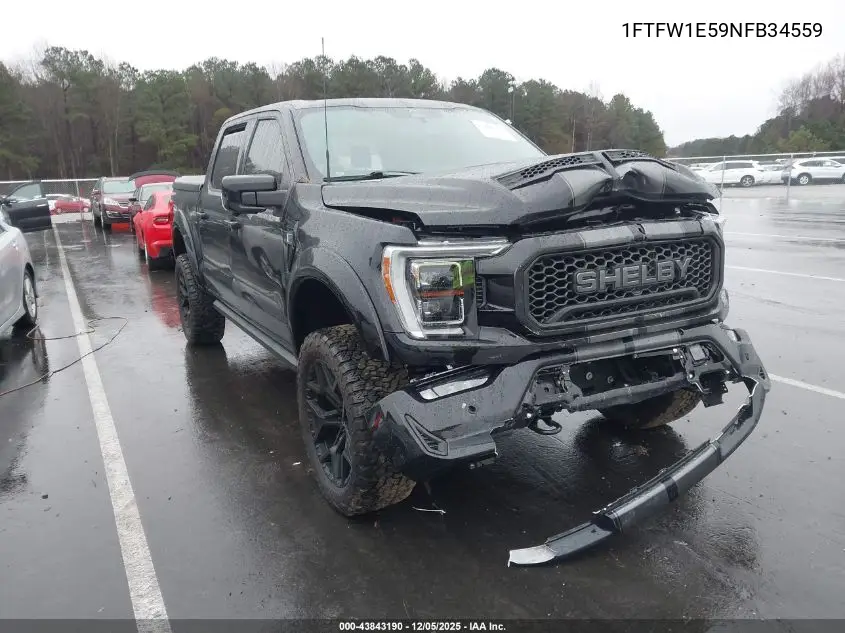1FTFW1E59NFB34559 2022 Ford F-150 Lariat