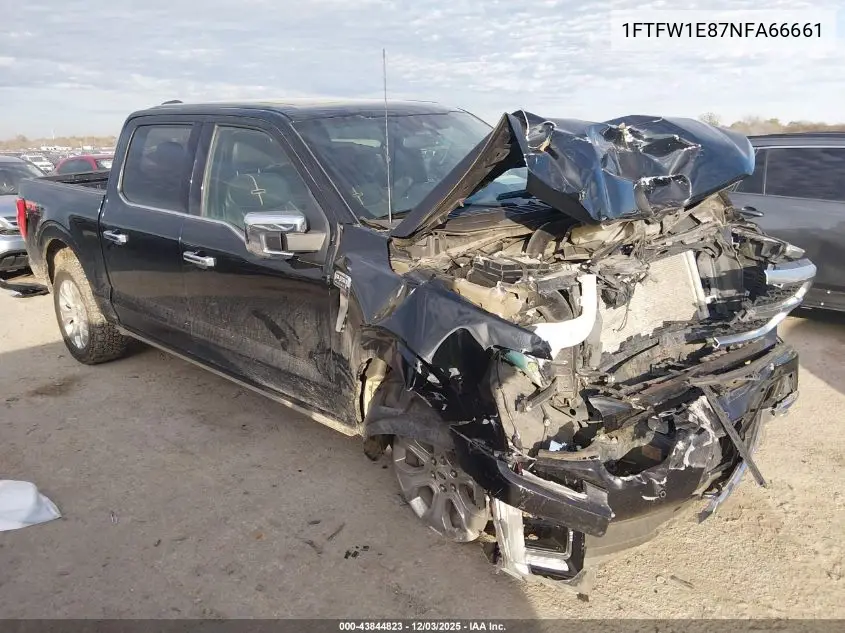 1FTFW1E87NFA66661 2022 Ford F-150 Platinum