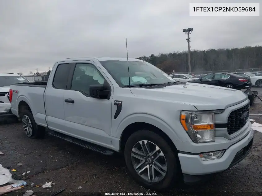 1FTEX1CP2NKD59684 2022 Ford F-150 Xl