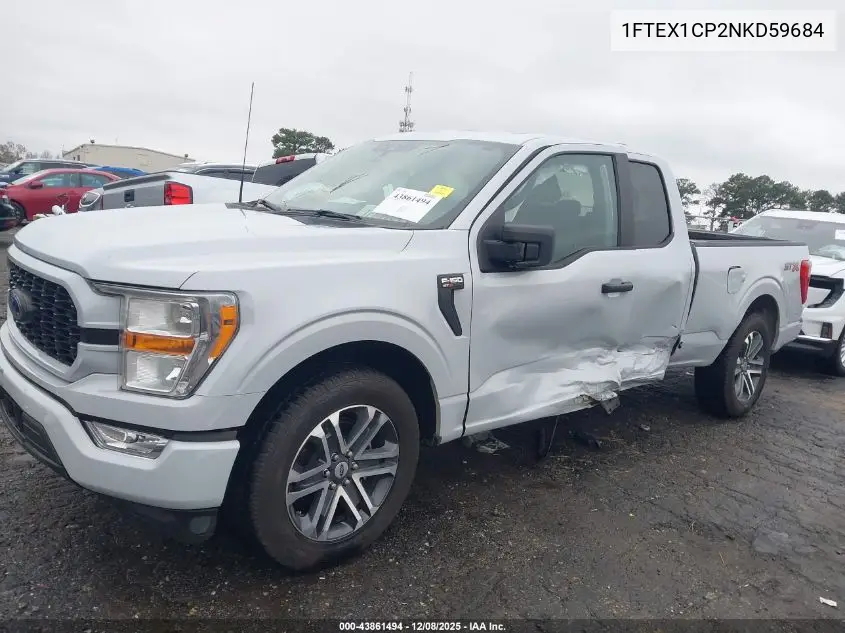 1FTEX1CP2NKD59684 2022 Ford F-150 Xl