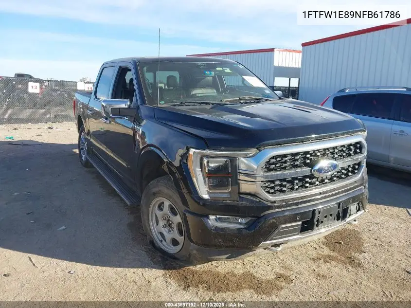 1FTFW1E89NFB61786 2022 Ford F-150 Platinum