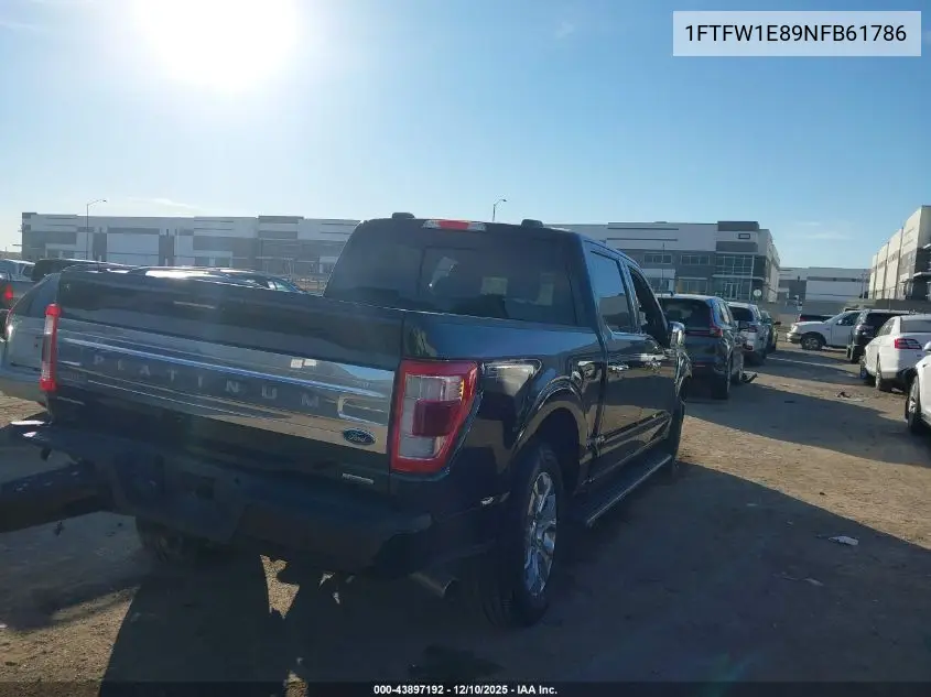 1FTFW1E89NFB61786 2022 Ford F-150 Platinum
