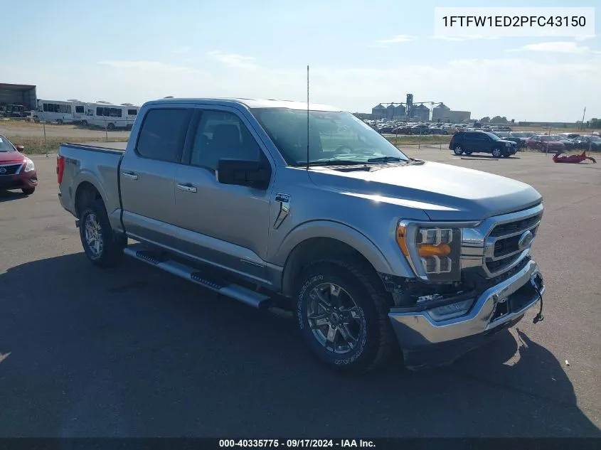 2023 Ford F-150 Xlt VIN: 1FTFW1ED2PFC43150 Lot: 40335775