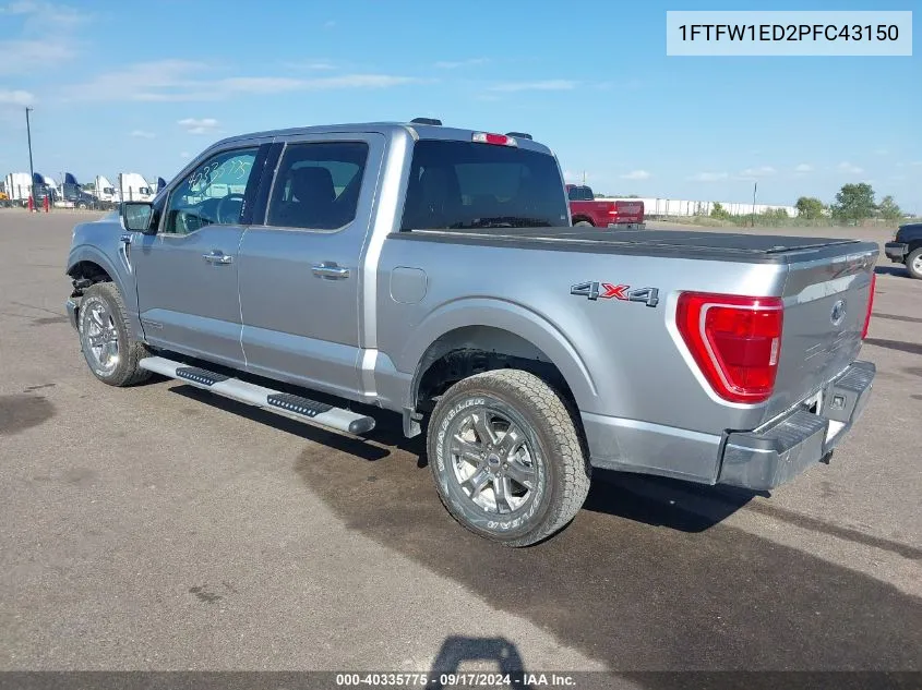 1FTFW1ED2PFC43150 2023 Ford F-150 Xlt