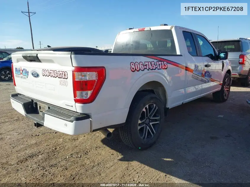 1FTEX1CP2PKE67208 2023 Ford F-150 Xl