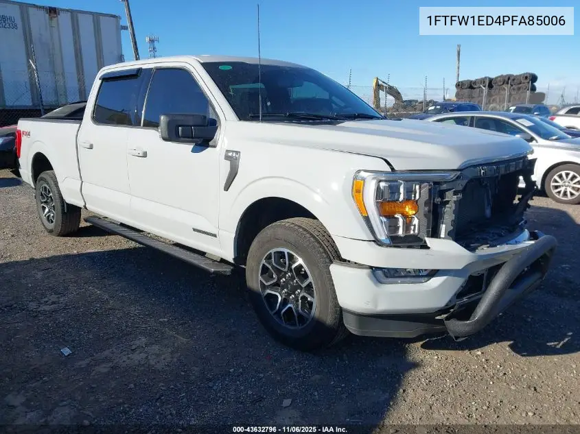 1FTFW1ED4PFA85006 2023 Ford F-150 Xlt