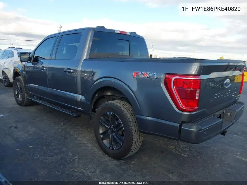 1FTFW1E86PKE40820 2023 Ford F-150 Xlt
