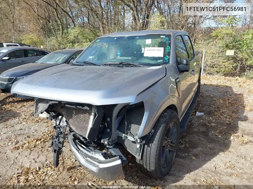 1FTEW1C51PFC56981 2023 Ford F-150 Xlt