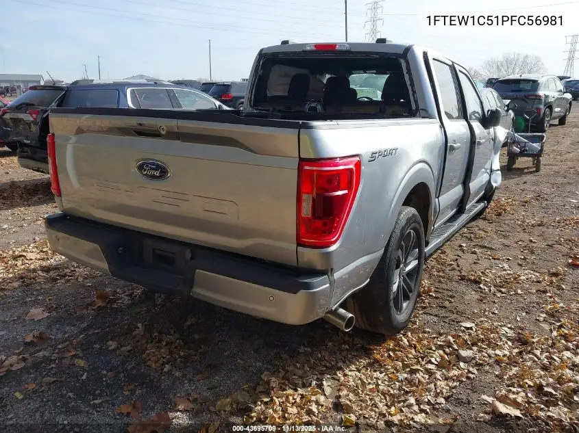 1FTEW1C51PFC56981 2023 Ford F-150 Xlt