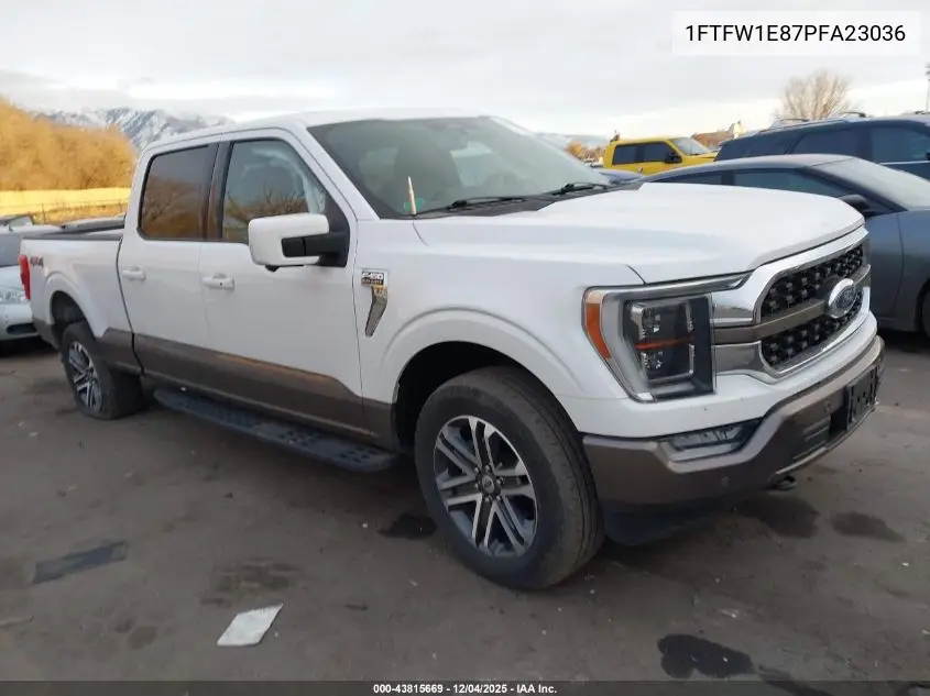 1FTFW1E87PFA23036 2023 Ford F-150 King Ranch