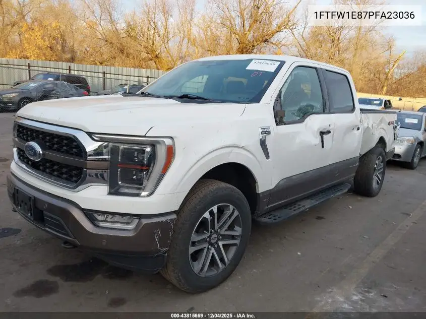 1FTFW1E87PFA23036 2023 Ford F-150 King Ranch