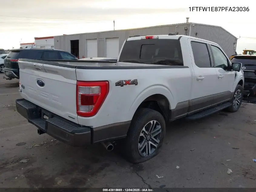1FTFW1E87PFA23036 2023 Ford F-150 King Ranch