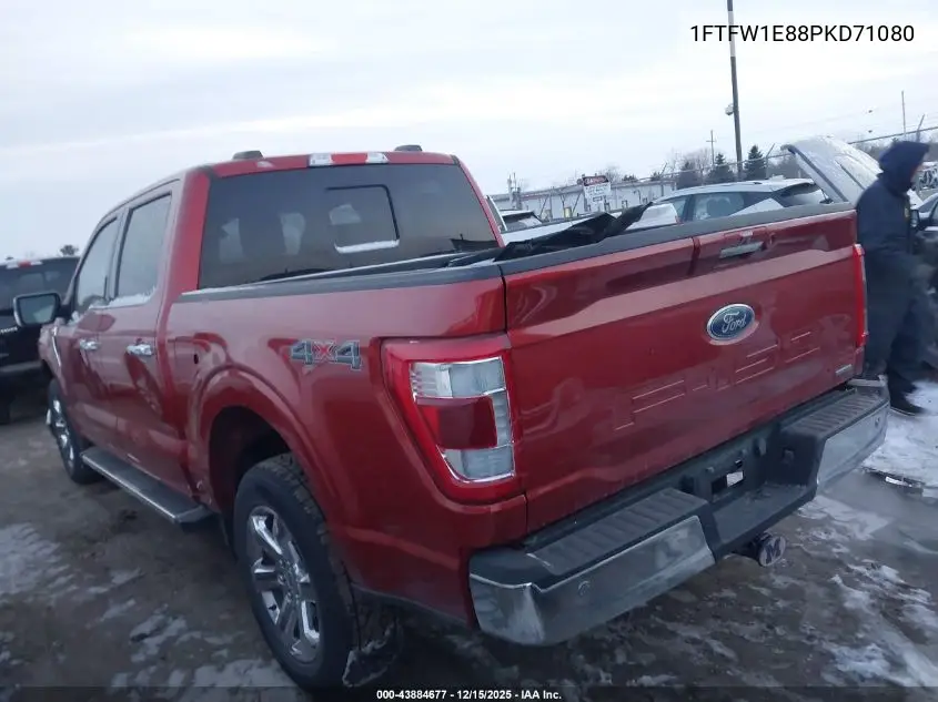1FTFW1E88PKD71080 2023 Ford F-150 Lariat