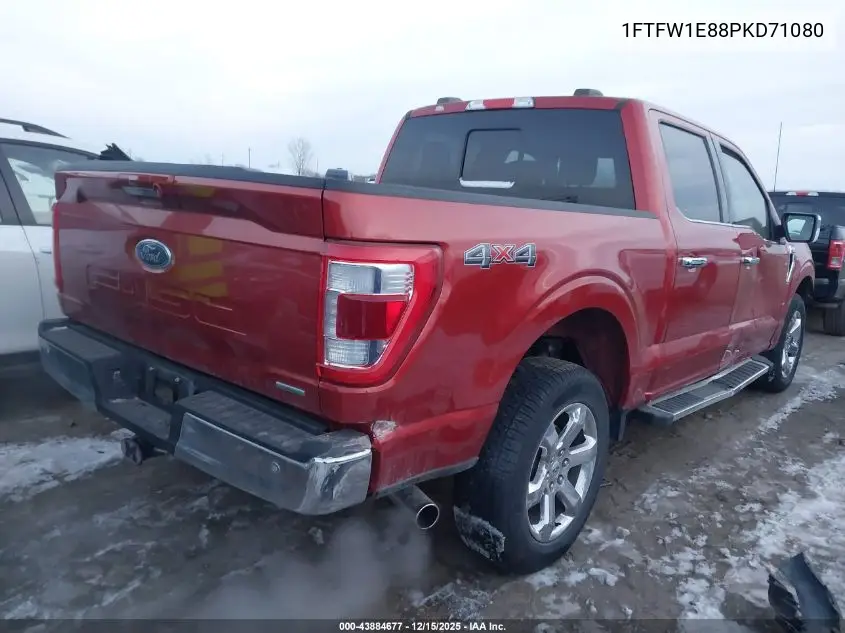 1FTFW1E88PKD71080 2023 Ford F-150 Lariat