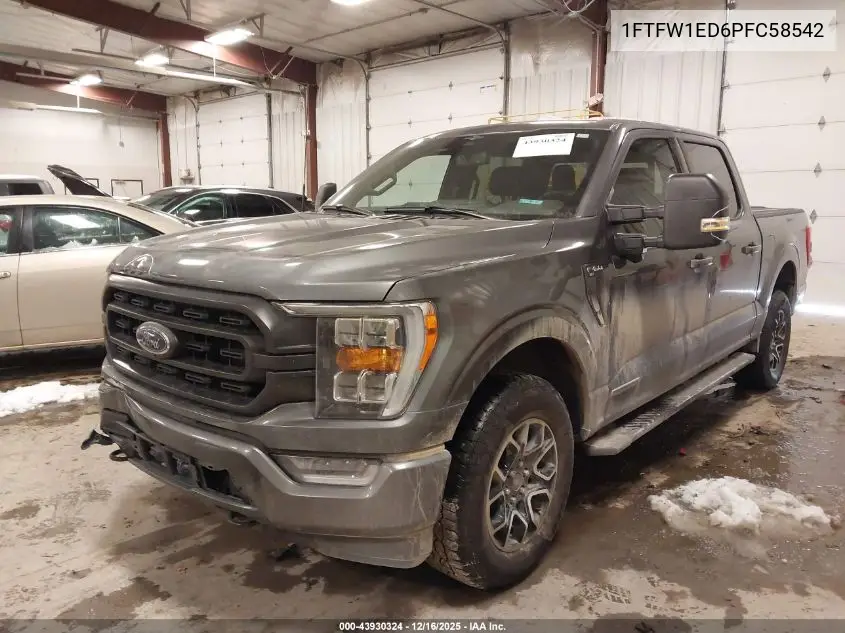 1FTFW1ED6PFC58542 2023 Ford F-150 Xlt