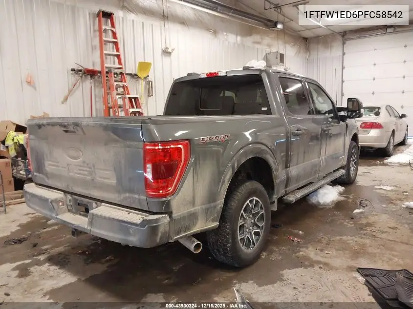 1FTFW1ED6PFC58542 2023 Ford F-150 Xlt