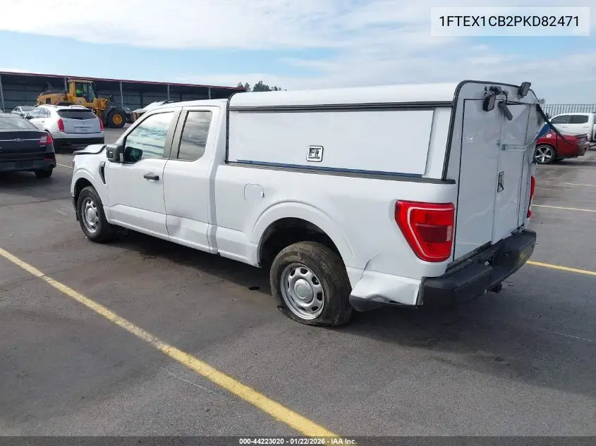 1FTEX1CB2PKD82471 2023 Ford F-150 Xl