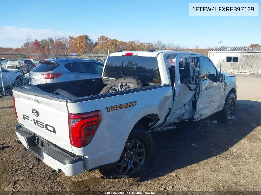 1FTFW4L8XRFB97139 2024 Ford F-150 Tremor