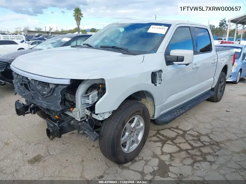 1FTVW5L7XRWG00657 2024 Ford F-150 Lightning Lariat