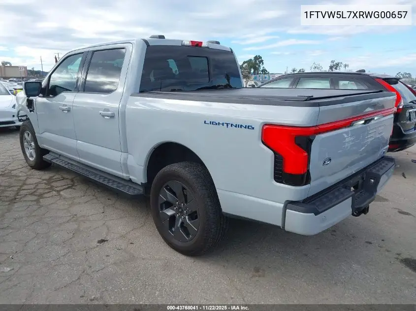 1FTVW5L7XRWG00657 2024 Ford F-150 Lightning Lariat