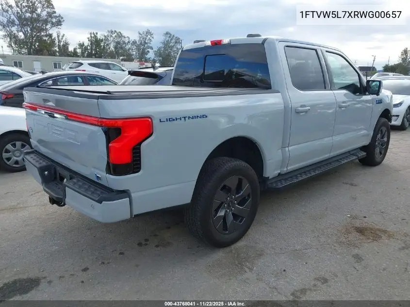 1FTVW5L7XRWG00657 2024 Ford F-150 Lightning Lariat