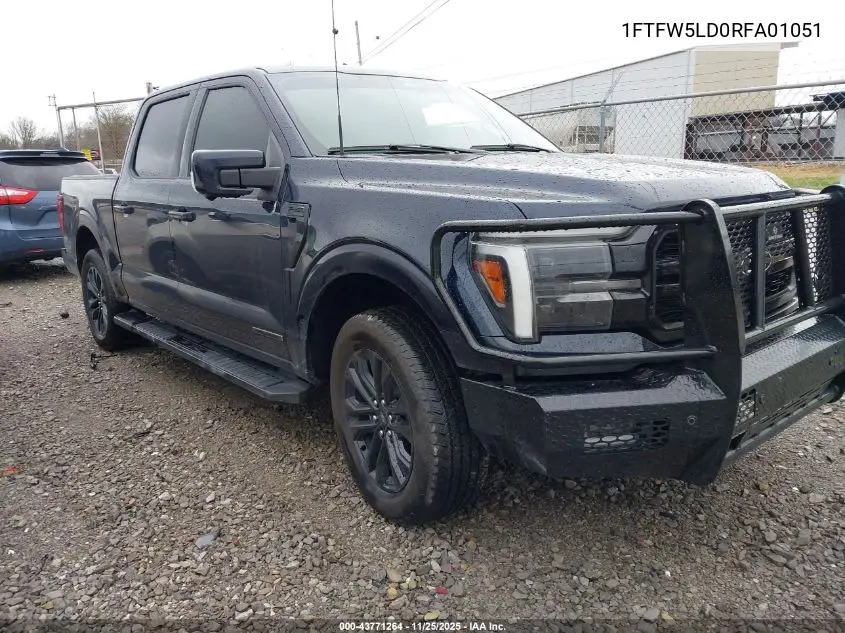 1FTFW5LD0RFA01051 2024 Ford F-150 Lariat