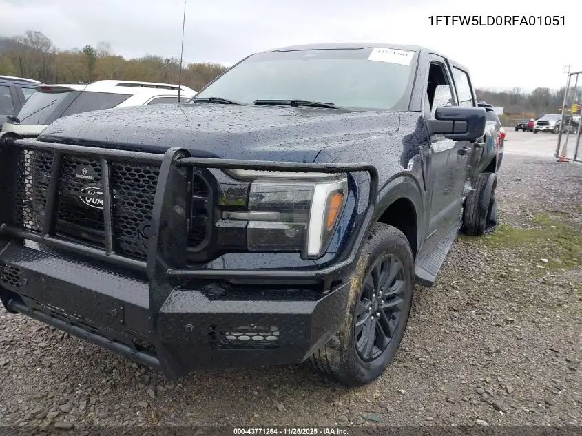 1FTFW5LD0RFA01051 2024 Ford F-150 Lariat