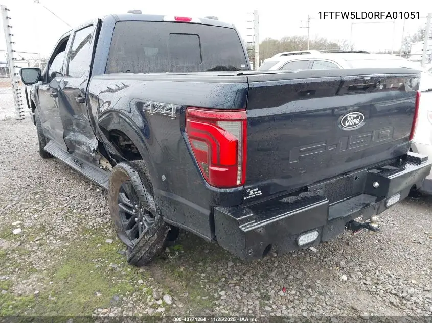 1FTFW5LD0RFA01051 2024 Ford F-150 Lariat