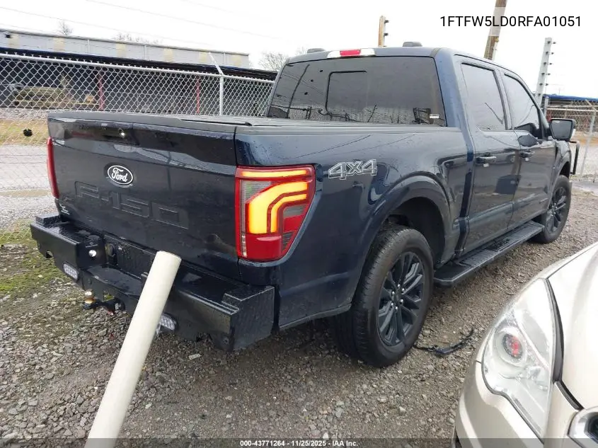 1FTFW5LD0RFA01051 2024 Ford F-150 Lariat
