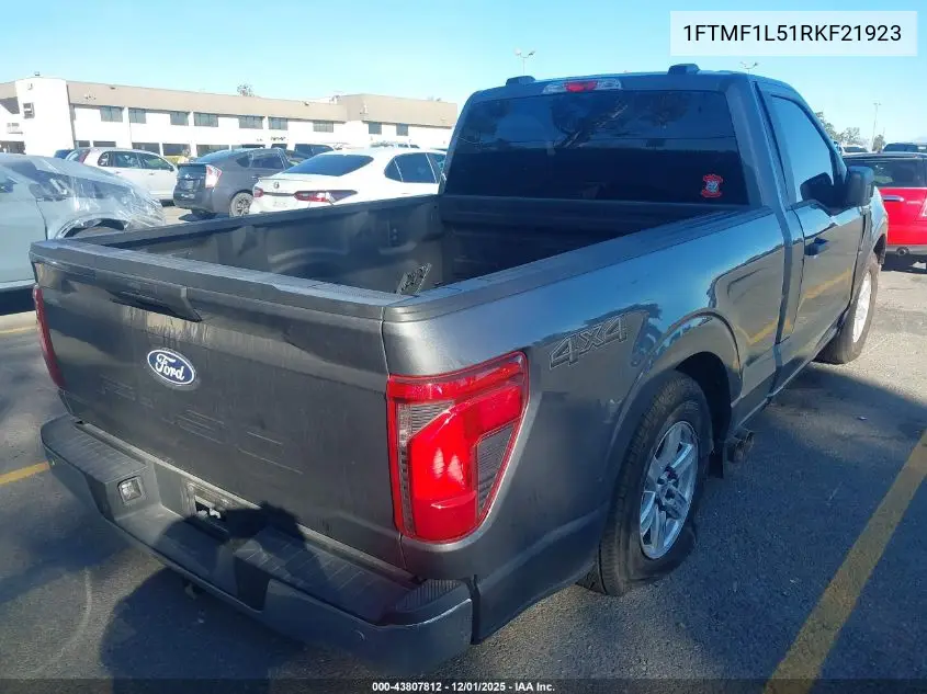 1FTMF1L51RKF21923 2024 Ford F-150 Xl