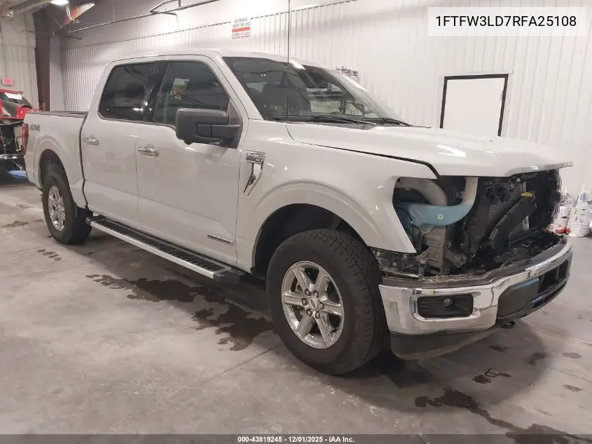 1FTFW3LD7RFA25108 2024 Ford F-150 Xlt