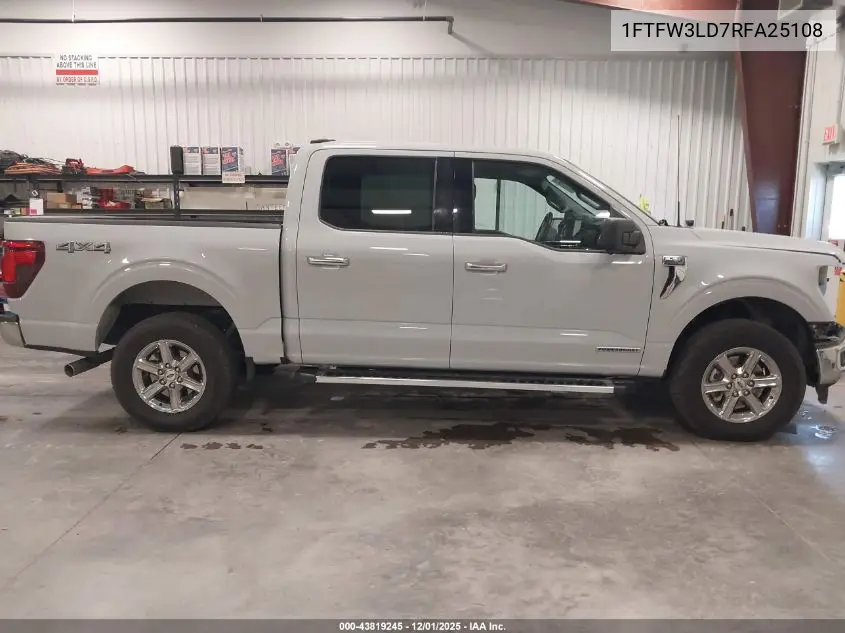 1FTFW3LD7RFA25108 2024 Ford F-150 Xlt