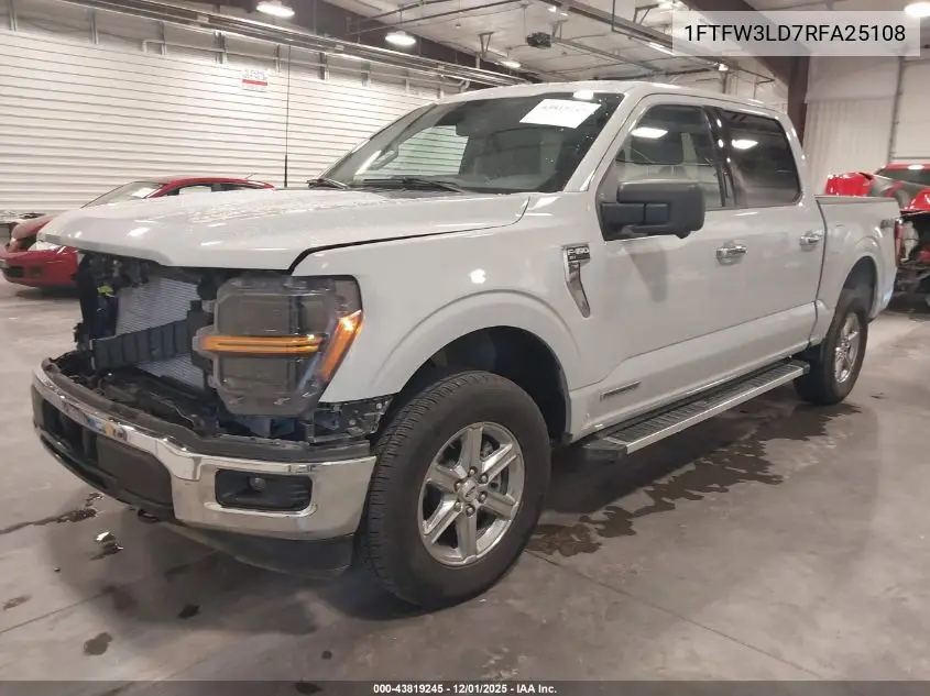 1FTFW3LD7RFA25108 2024 Ford F-150 Xlt