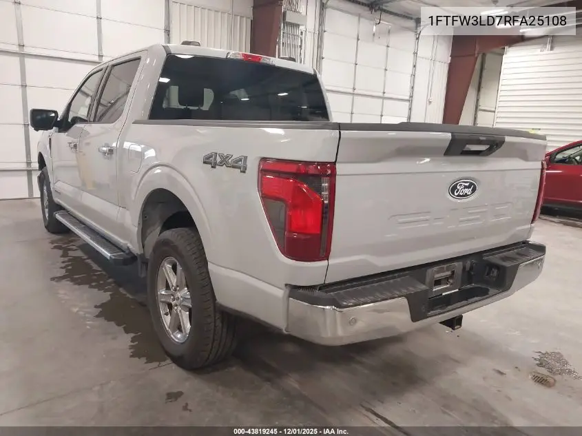 1FTFW3LD7RFA25108 2024 Ford F-150 Xlt