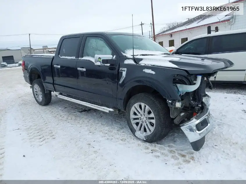 1FTFW3L83RKE61965 2024 Ford F-150 Xlt