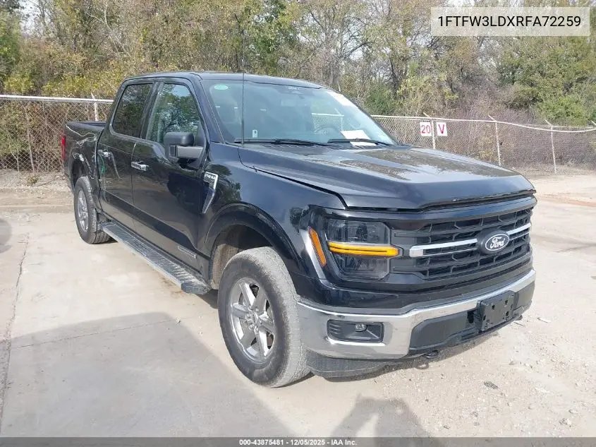 1FTFW3LDXRFA72259 2024 Ford F-150 Xlt