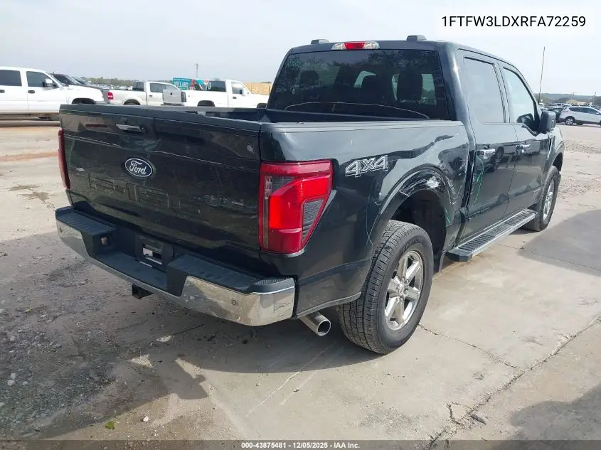 1FTFW3LDXRFA72259 2024 Ford F-150 Xlt