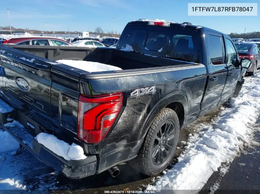 1FTFW7L87RFB78047 2024 Ford F-150 Platinum