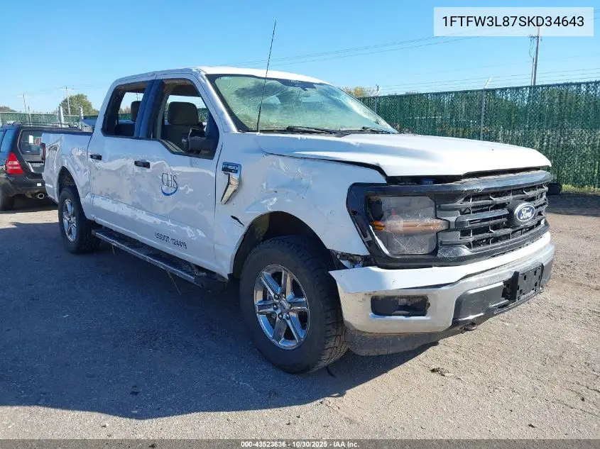 1FTFW3L87SKD34643 2025 Ford F-150 Xlt