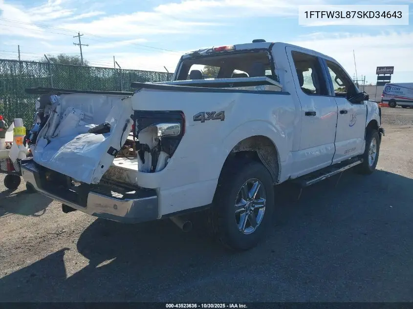 1FTFW3L87SKD34643 2025 Ford F-150 Xlt