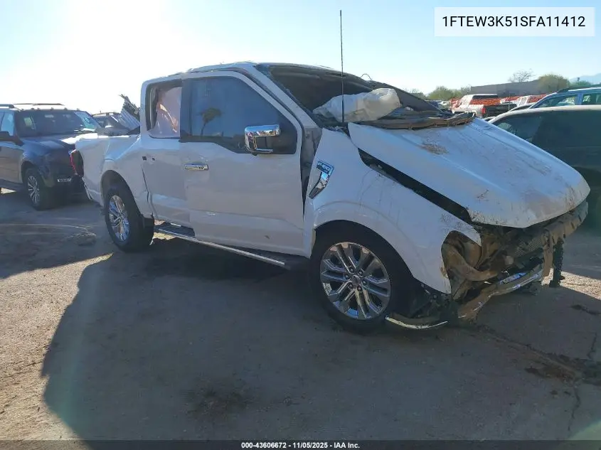 1FTEW3K51SFA11412 2025 Ford F-150 Xlt
