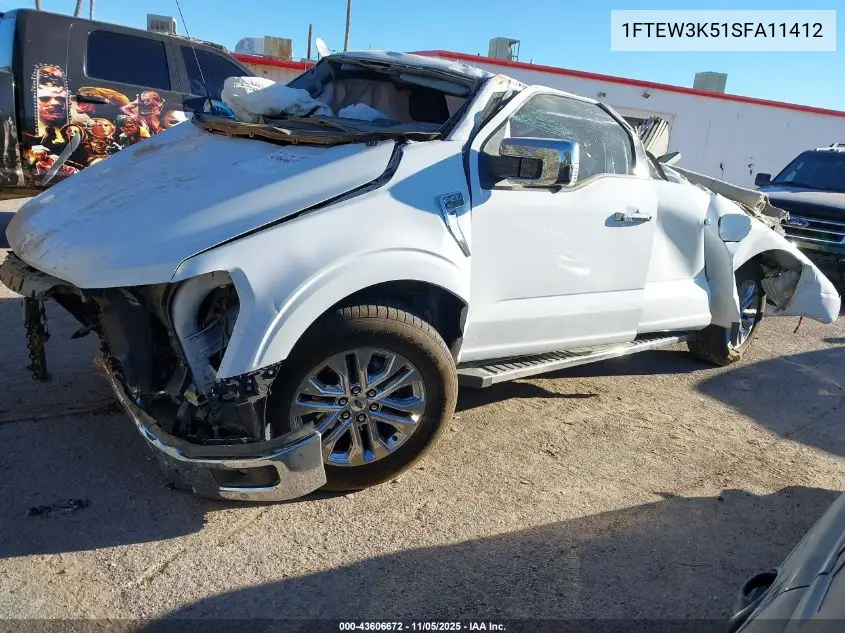 1FTEW3K51SFA11412 2025 Ford F-150 Xlt