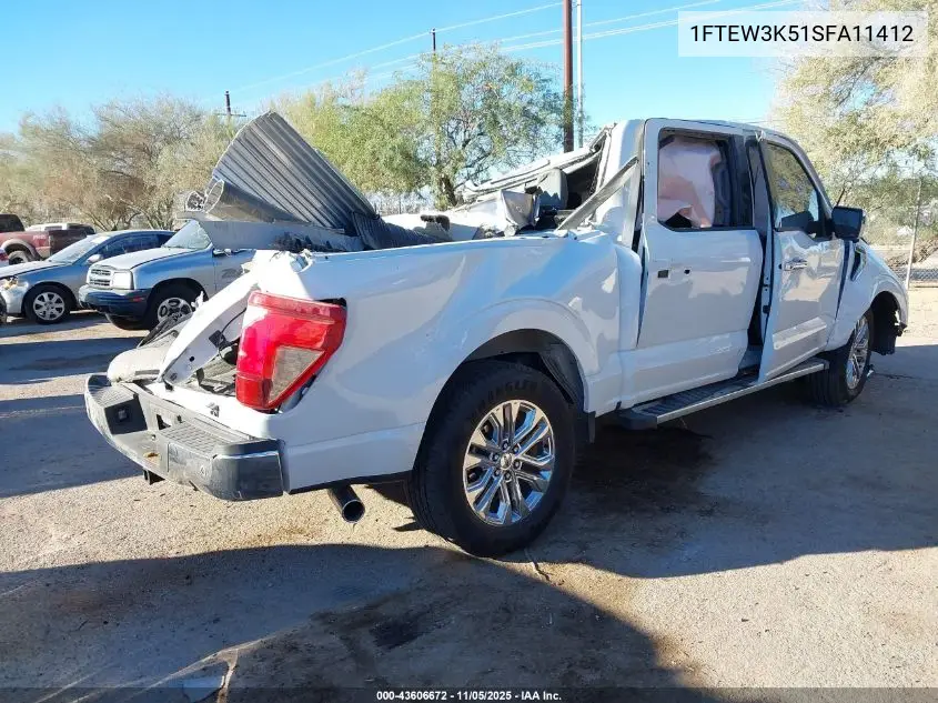 1FTEW3K51SFA11412 2025 Ford F-150 Xlt