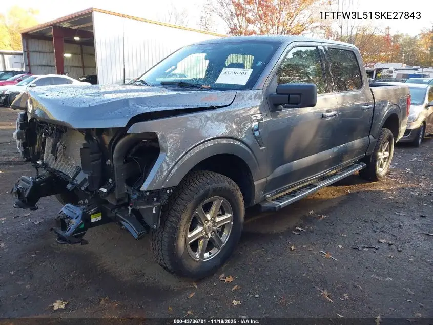 1FTFW3L51SKE27843 2025 Ford F-150 Xlt