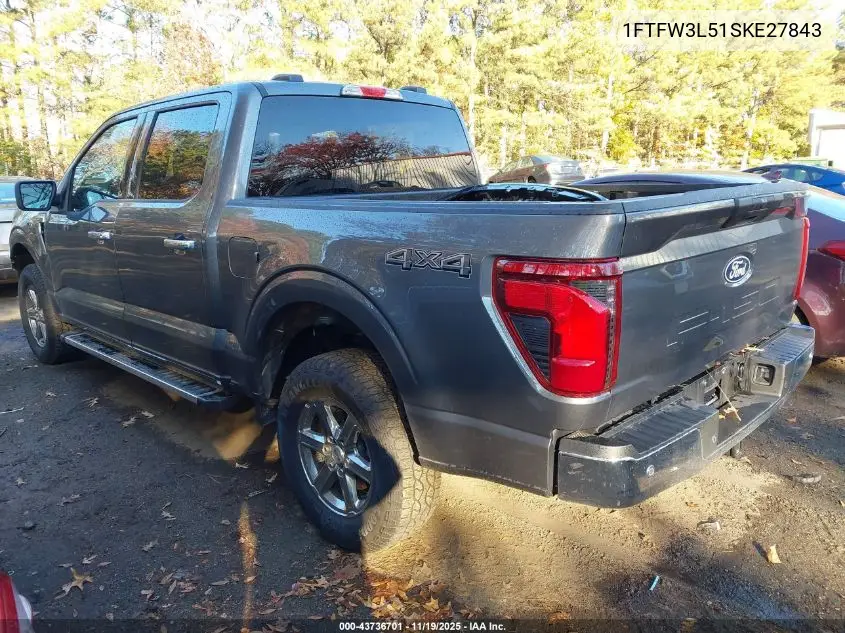 1FTFW3L51SKE27843 2025 Ford F-150 Xlt