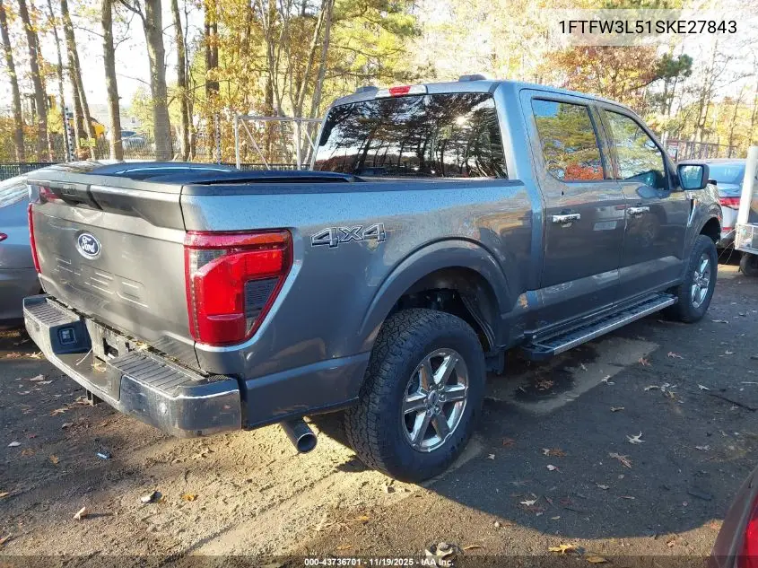 1FTFW3L51SKE27843 2025 Ford F-150 Xlt