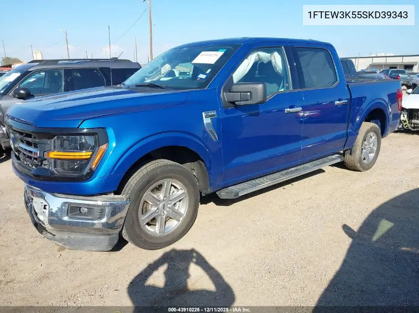 1FTEW3K55SKD39343 2025 Ford F-150 Xlt